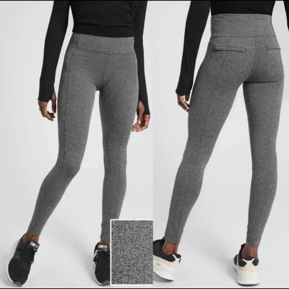 Athleta Delancey Herringbone Tight leggings size large